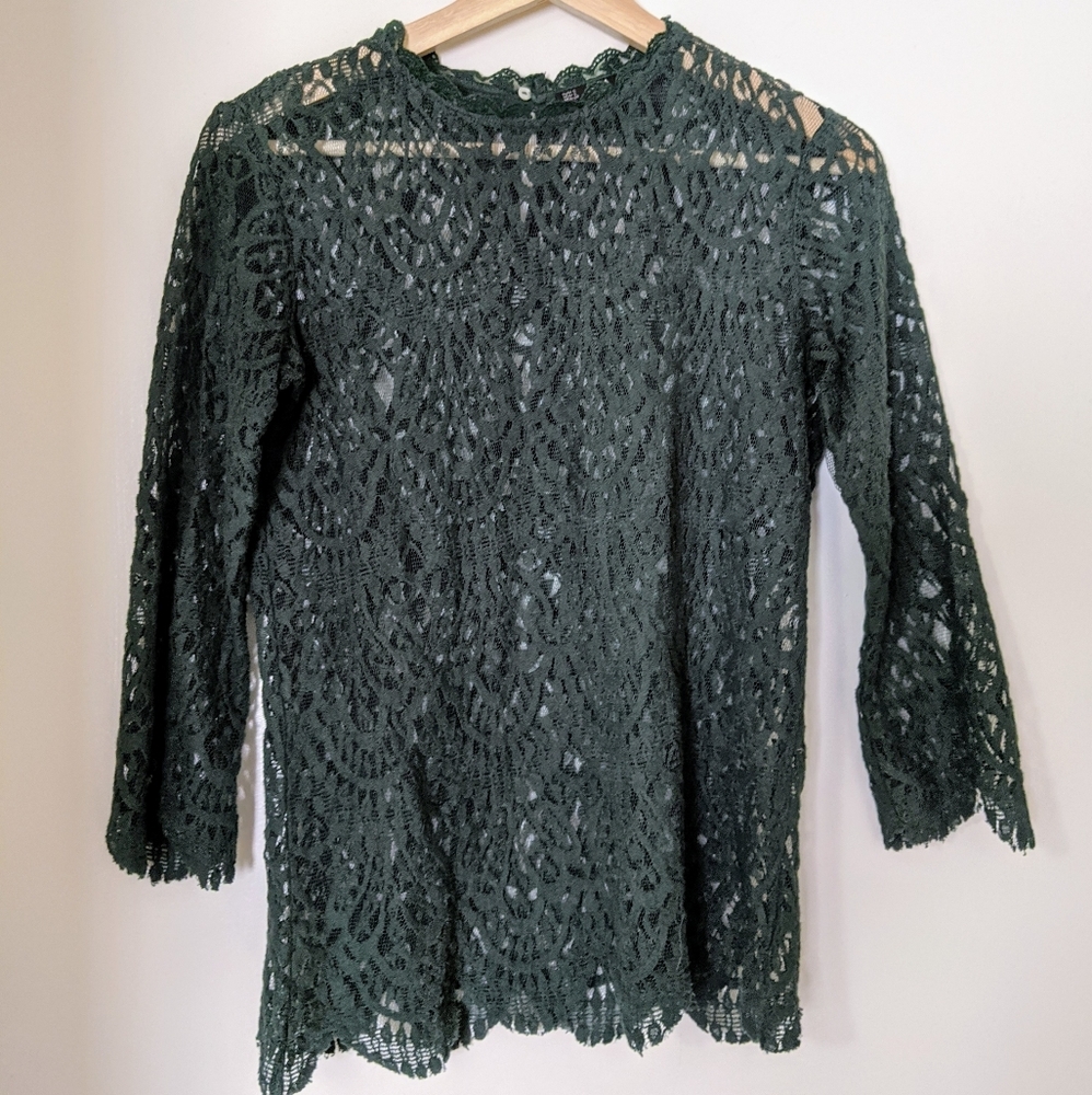 3/4 Sleeve Zara Lace Top